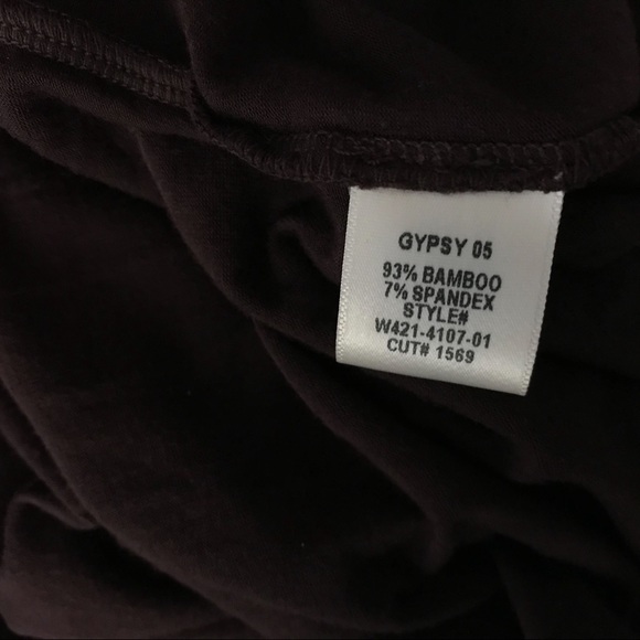 Gypsy05 Revolve Brown Tie Dye Bamboo Stretch Dress - Picture 5 of 5